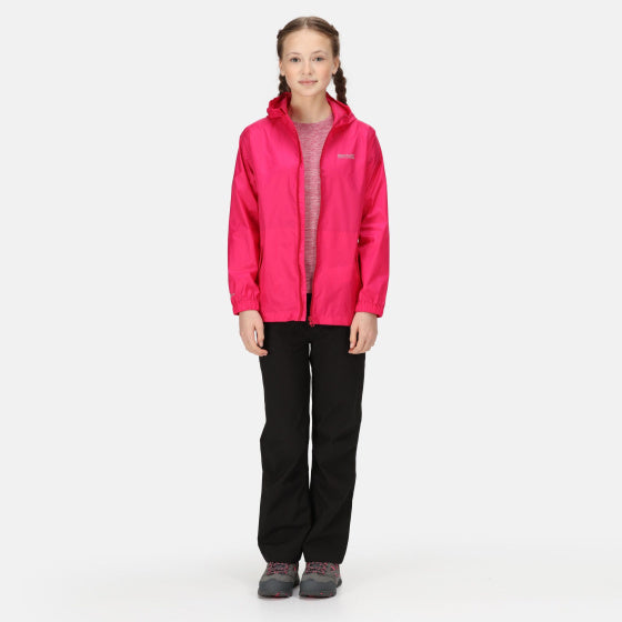 Regatta Pack it III Raincoat Girls Pink Taille 9-10 ans
