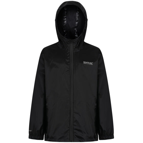 Regatta Pack it III Raincoat Girls Black 13 ans