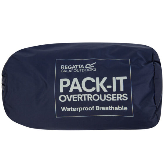 Regatta Pack It Pantalon Rain Men Blue Dark Taille m