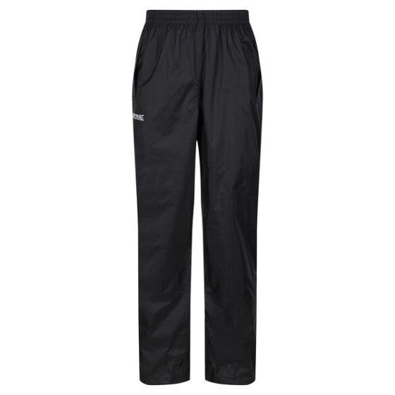 Regatta pack it pantalons de pluie hommes noirs