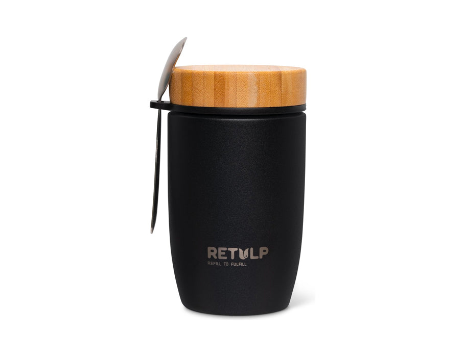 Retulp Lunch tasse - Big Mug - Prime Black - 500 ml