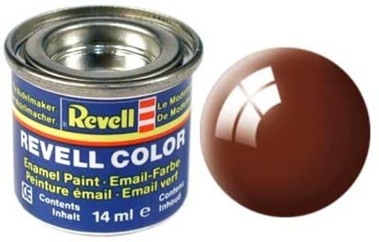 Peinture émail Revell #80 - marron terreux, brillante