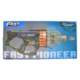 Pistolet jouet pionnier rapide avec entrepôt rotatif 36 balles