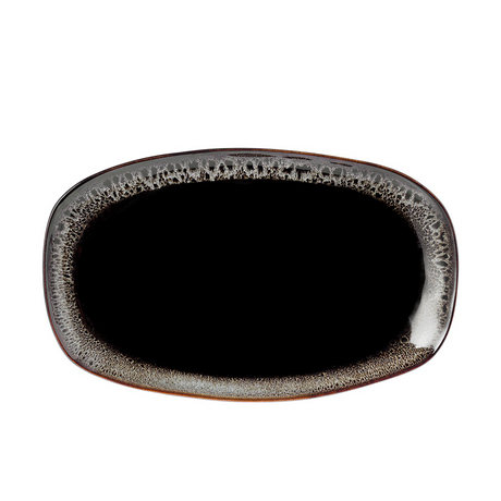 Riverdale schaal onyx zwart 30,5x19cm