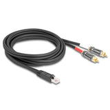 Câble adaptateur Abi rj45 vers rca