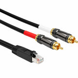 Câble adaptateur Abi rj45 vers rca