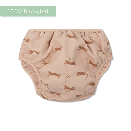 Itinérant | couche de bain lavable beige