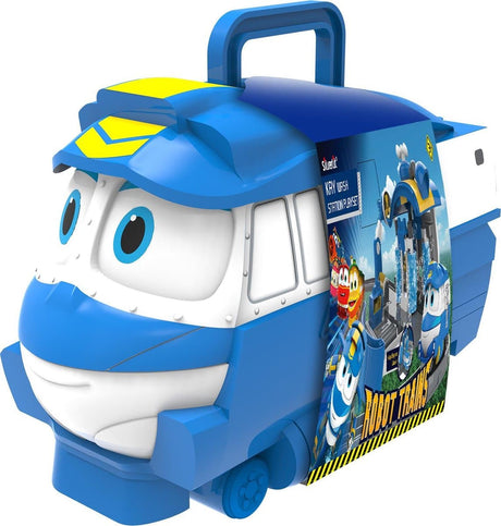 Mallette de rangement pour trains robots jouets Bongers pour vos trains argentés