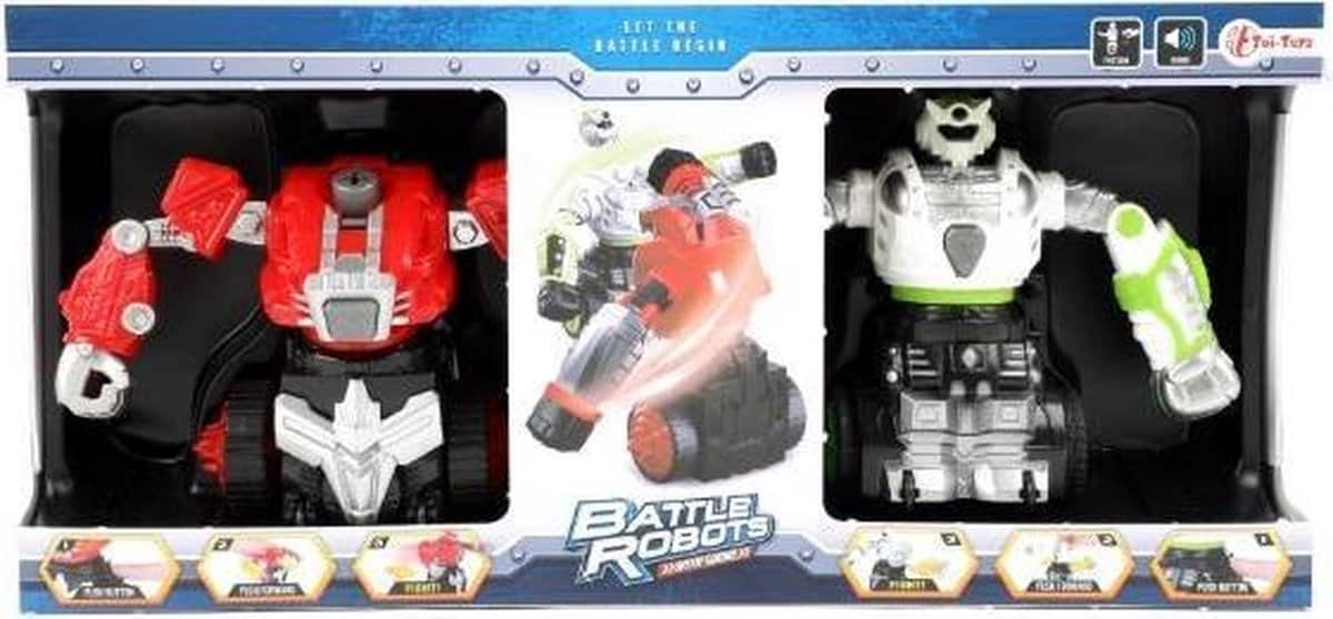 Les robots Toi-toys 2 laissent la bataille commencer