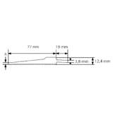Lame de scie Rodcraft 32t longueur 77mm sig - 670846055