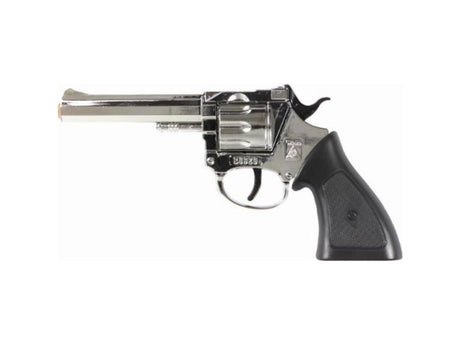 Pistolet Johntoy Wicke rodéo chromé 100 coups