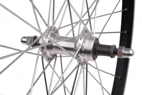 Roue arrière paraflex hybride 28 pouces velgrem aluminium noir