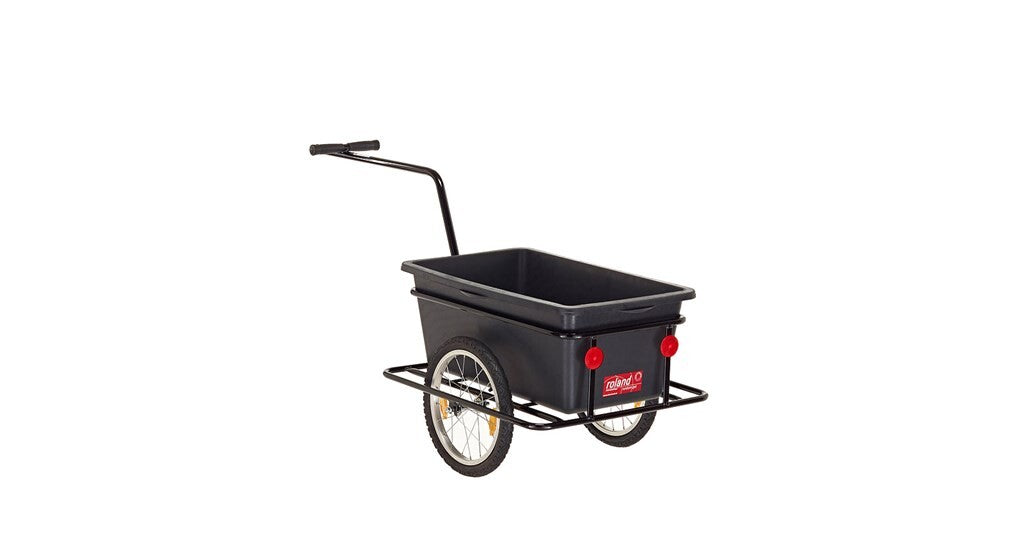 Roland Big Boy bicycle trailer - Plastic steel - 90L - Black