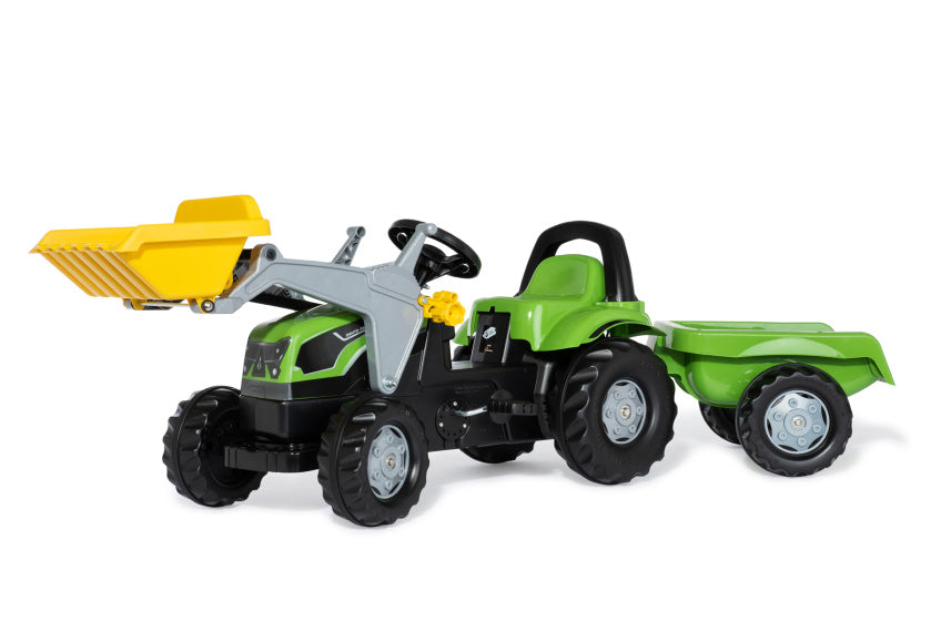 Tracteur d'escalier Rolly Toys avec bande-annonce Rollykid Deutz-FAHR 5115 G TB