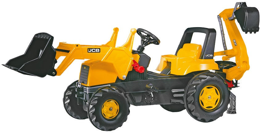 Rolly Toys Stair Tracteur Rollyjunior JCB Black Jaune