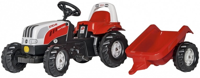 Rolly Toys Stair Tracteur Rollykid Steyr 6165 CVT Junior Red White