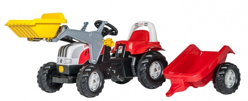 Rolly Toys Stair Tracteur Rollykid Steyr 6165 CVT Junior Red