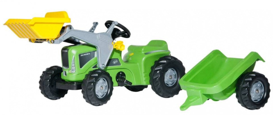 Rolly Toys Stair Tracteur Rollykiddy Futura Junior Green Black