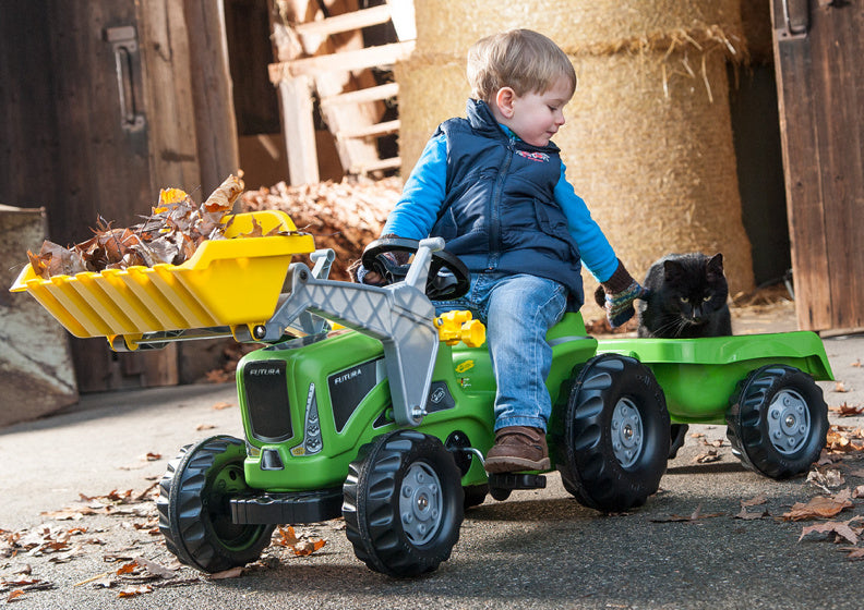 Rolly Toys Stair Tracteur Rollykiddy Futura Junior Green Black