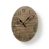 Nedis clwa002wd30 horloge murale ronde diamètre 30 cm bois