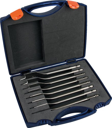 Jeu de forets rapides Rotec 8 pièces 12-14-16-18-20-22-25 et 32 en coffret plastique - 900.1022k - 900.1022k