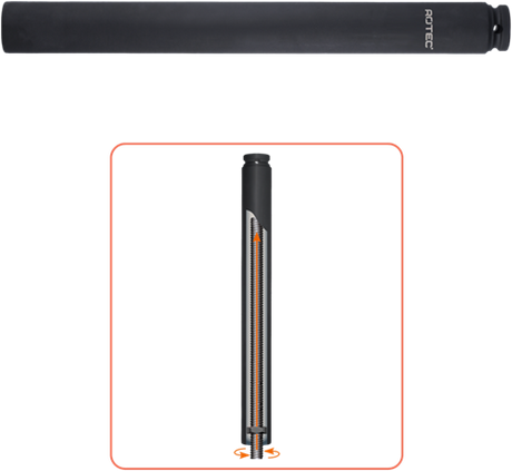 Rotec krachtdop | binnenvierkant 1 2 | extra diep | l=310 | sw 19 - 842.3019