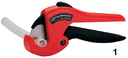 Ciseaux en plastique Rothenberger | 0-26 mm | pp pe pb pex pvdf | 1 pièce - 52005 52005