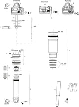 Amortisseur Rockshox sidluxe ultime rl mod. 23 amortisseur arrière rs sidluxe ult rl 145 x 27,5mm