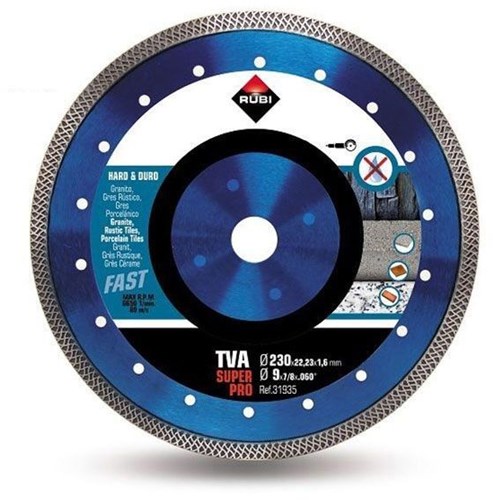 Rubi diamant disque turbo viper (tva) | 230 x 1,6 x 22,2 mm - 31935