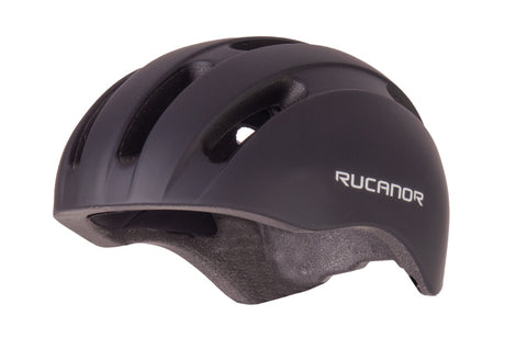 Rucanor city flow casque de vélo e-bike réglable noir taille 58-61 cm (l)