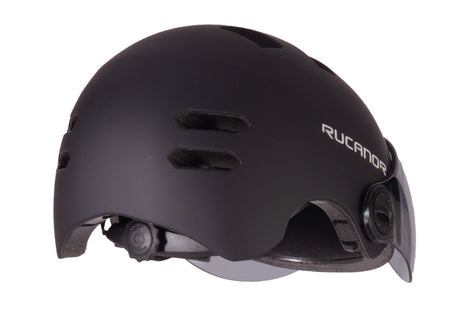 Rucanor Urban Sprint Casque de vélo réglable Noir Taille 55-58 cm (M)