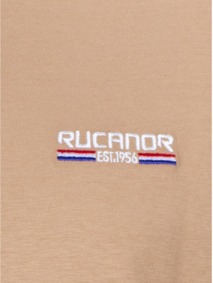 Rucanor Raffi Basic Shirt Round Hals Hals Beige Taille L
