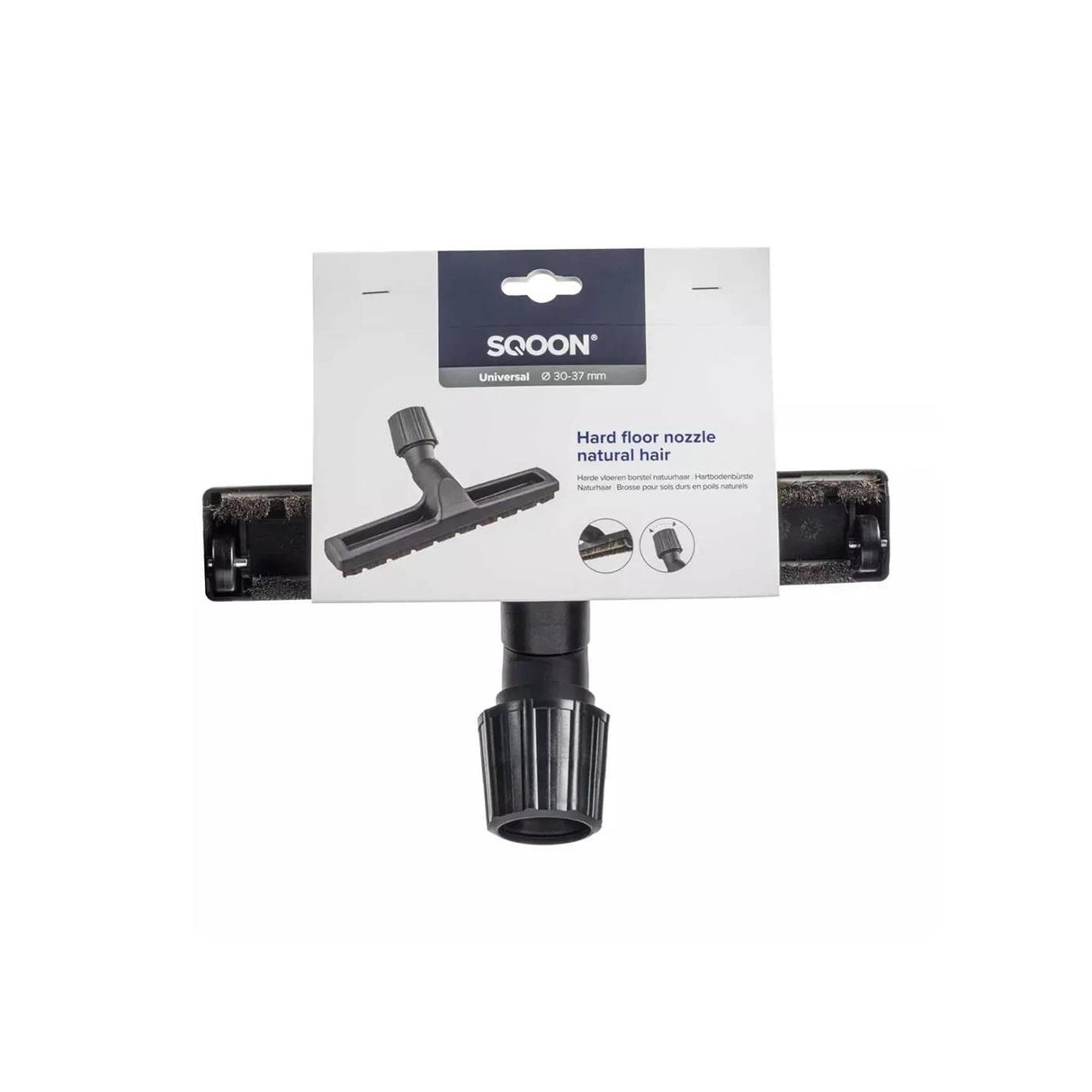 Brosse pour sols durs Sqoon cheveux naturels