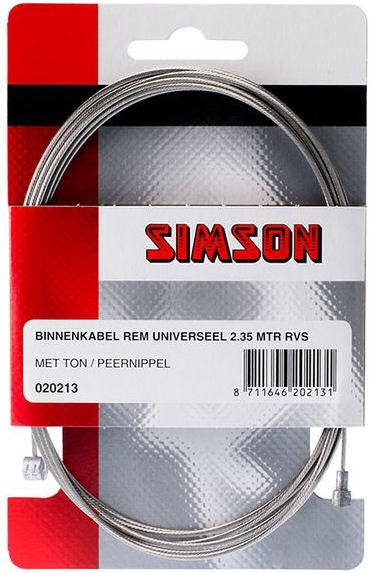 Câble intérieur Simson Rem 2250 mm en acier inoxydable en acier inoxydable