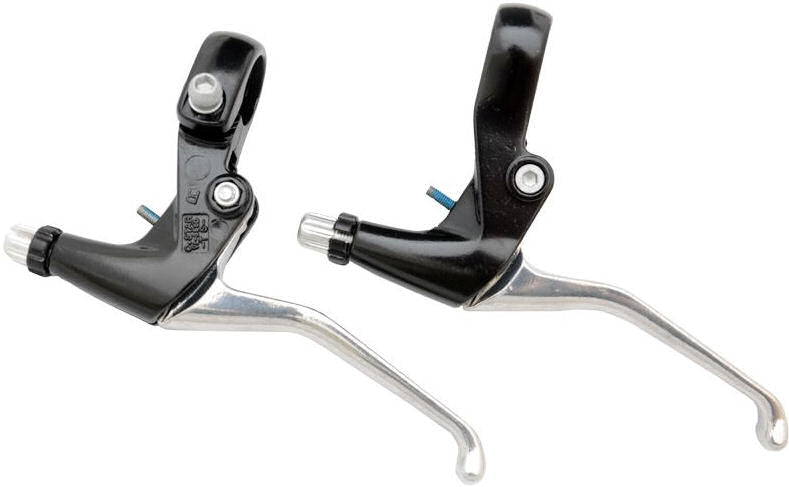 Simson brake handles set V-Brake Cantilever 4-finger black 2-piece