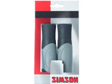 Simson Ergo Shift Handles - Black -Light Gray - 92mm - cykel