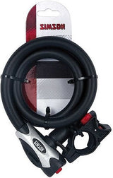 Simson Cable Lock 15x100 Negro