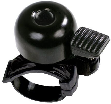 Simson Bicycle Bell Mini 32 mm, Flex Band Attachement noir