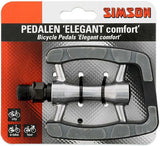 Pedals Set Elegant Comfort 9 16 inch Gray Black