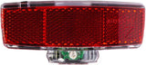 achterlicht Block led batterij bagagedrager rood