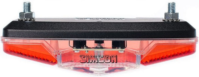 Simson battery luggage rack rear light coast 1 LED on or