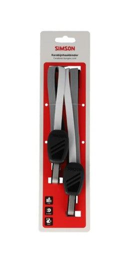 Simson mousqueton 71cm noir blanc gris