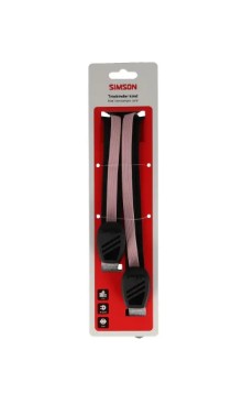 Cartable trio Simson 24i fille - noir rose