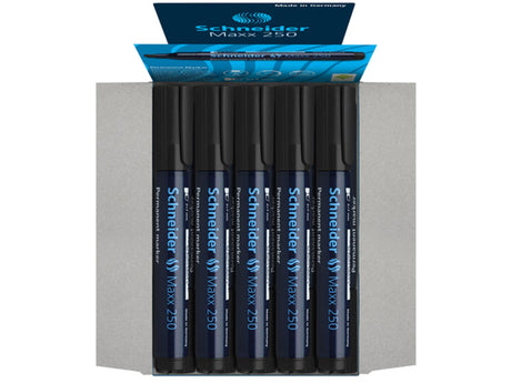 Schneider marqueur permanent 250 burin noir 10 pcs