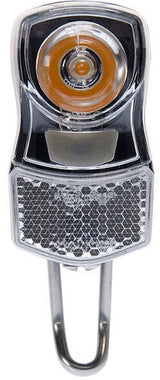 Phare Simson pour fourche avant LED 'clairement' - avec piles (10 pièces dans une boîte)