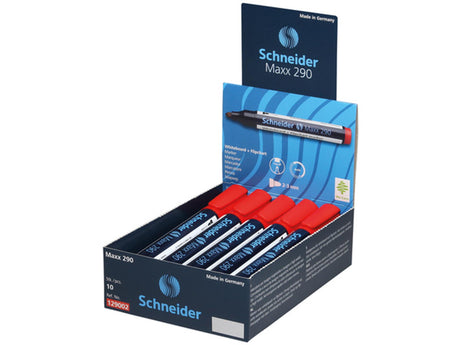 Tableau de marquage Schneider 290 rouge 10 pcs
