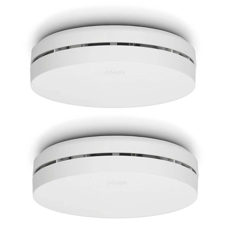 Détecteur de fumée design Alecto sa300 duo avec pile 10 ans 2 pièces - sa300 duo