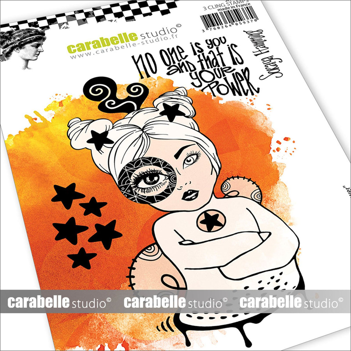 Carabelle studio • cling stamp a6 your power