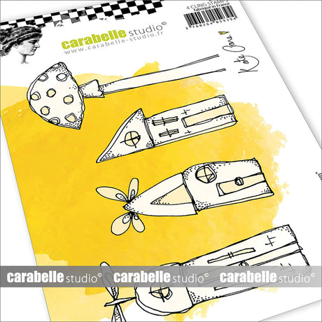 Carabelle studio • tampon étirable a6 ville des fées