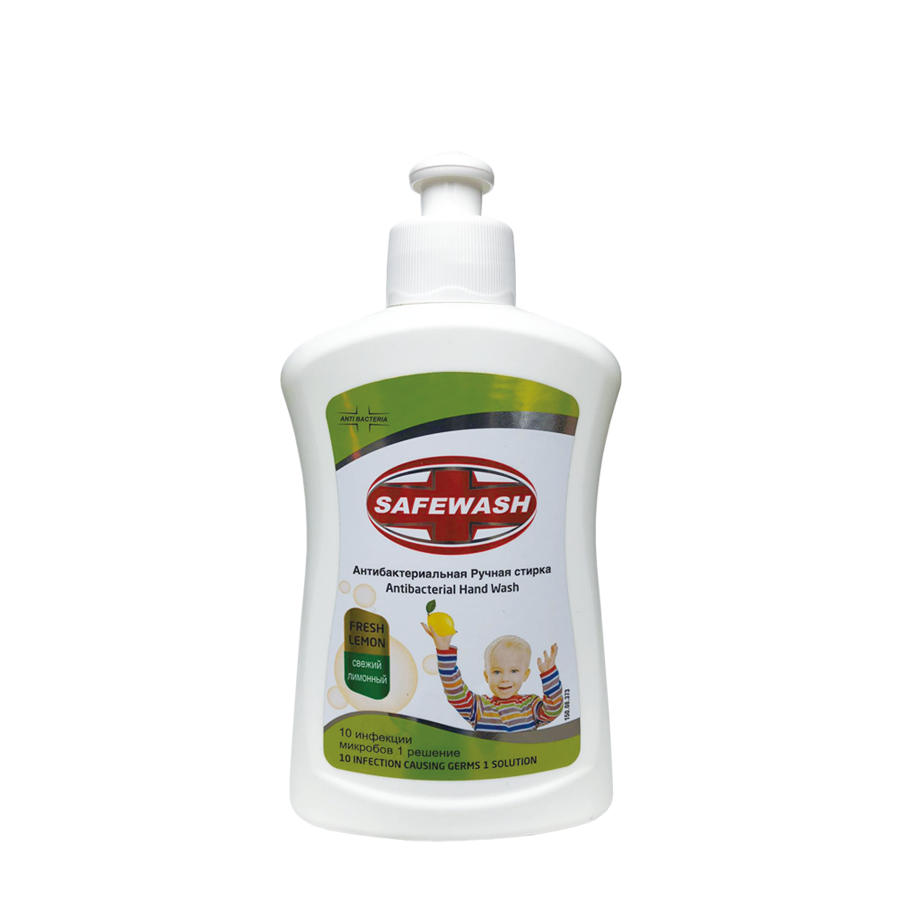 Safewash anti-bacteriële handzeep fresh lemon kids 220ml